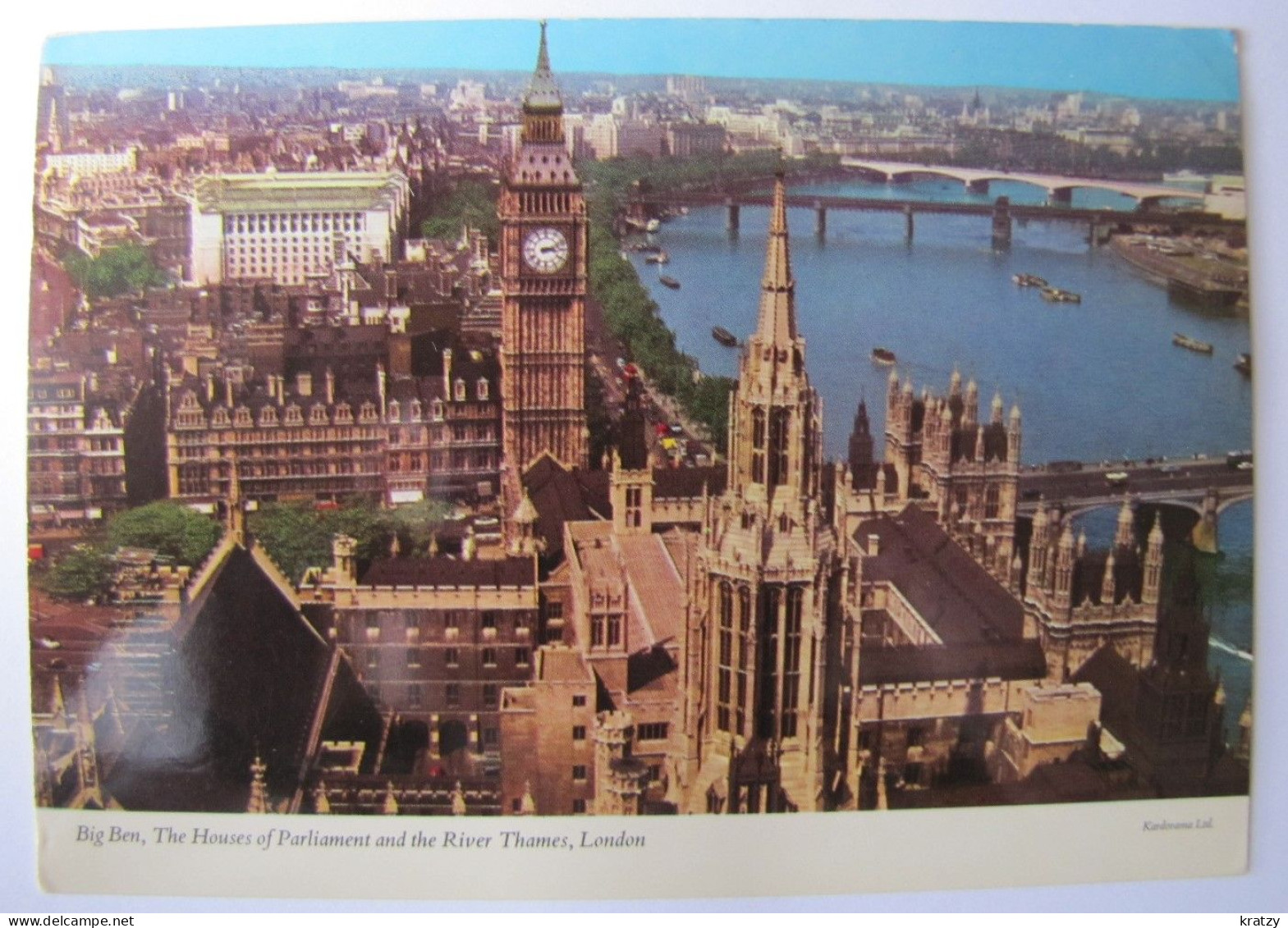 ROYAUME-UNI - ANGLETERRE - LONDON - Big Ben, Houses Of Parliament And The River Thames - Houses Of Parliament