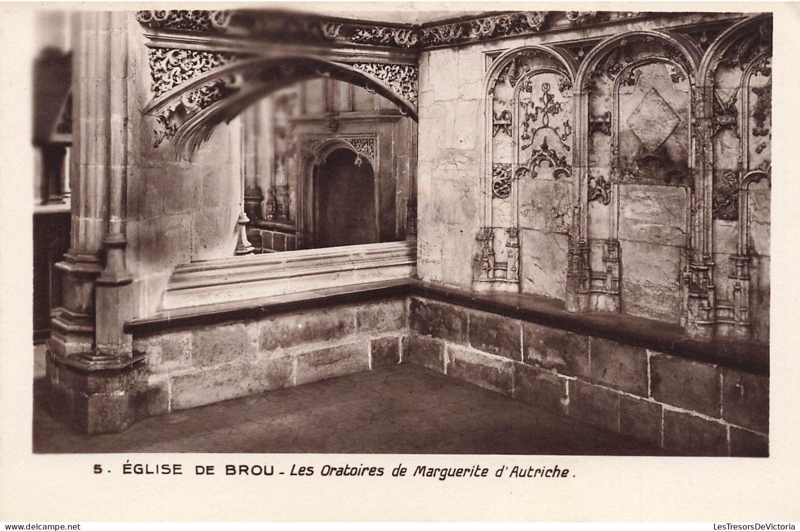 FRANCE - Eglise De Brou - Les Oratoires De Marguerite D'Autriche - Carte Postale Ancienne - Brou - Kerk