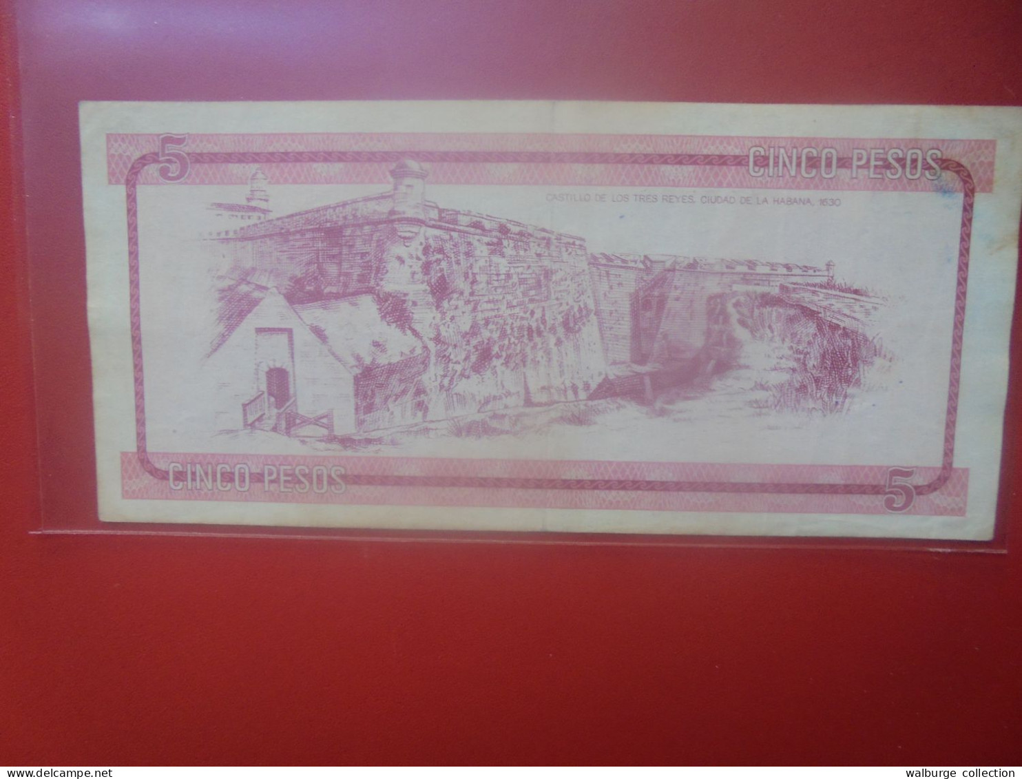 CUBA 5 PESOS ND (1985) "Exchange Certificate" Série A Circuler (B.33) - Kuba