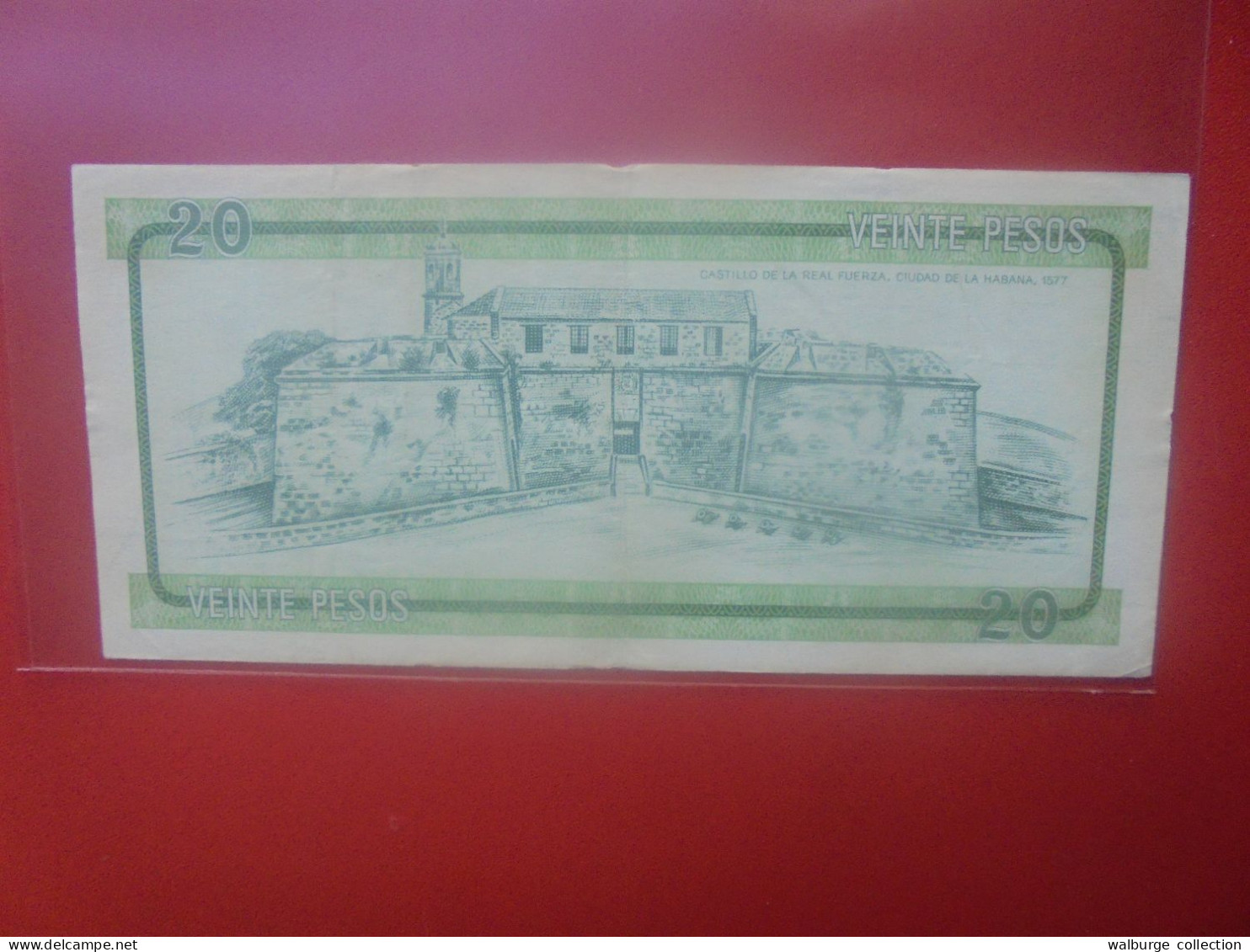 CUBA 20 PESOS ND (1985) "Exchange Certificate" Série B Circuler (B.33) - Kuba