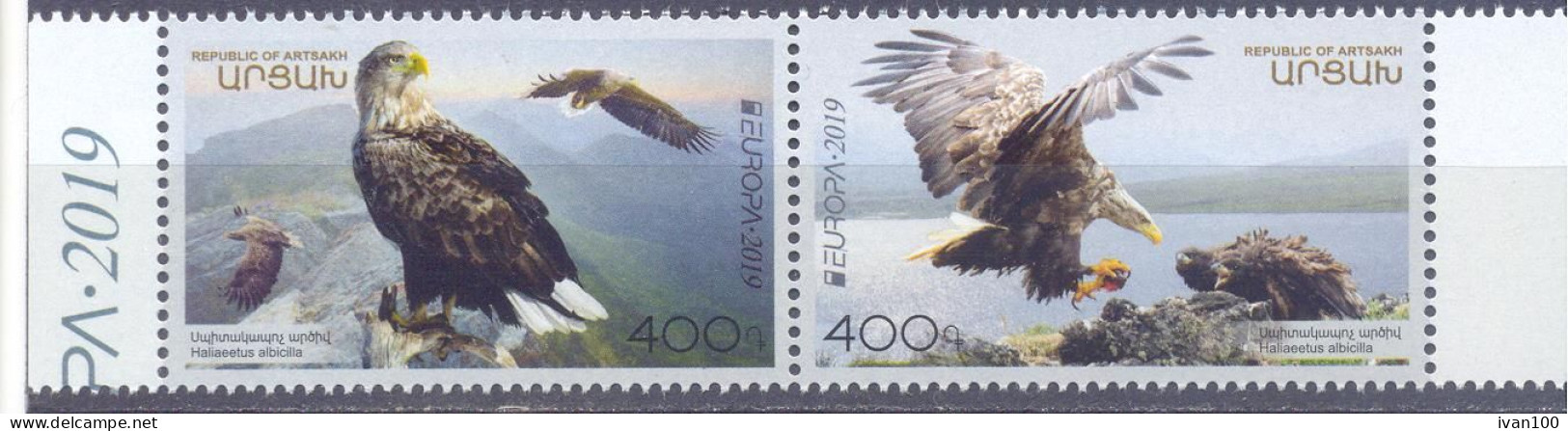 2019. Mountainous Karabakh, Birds, 2v, Mint/** - Armenien