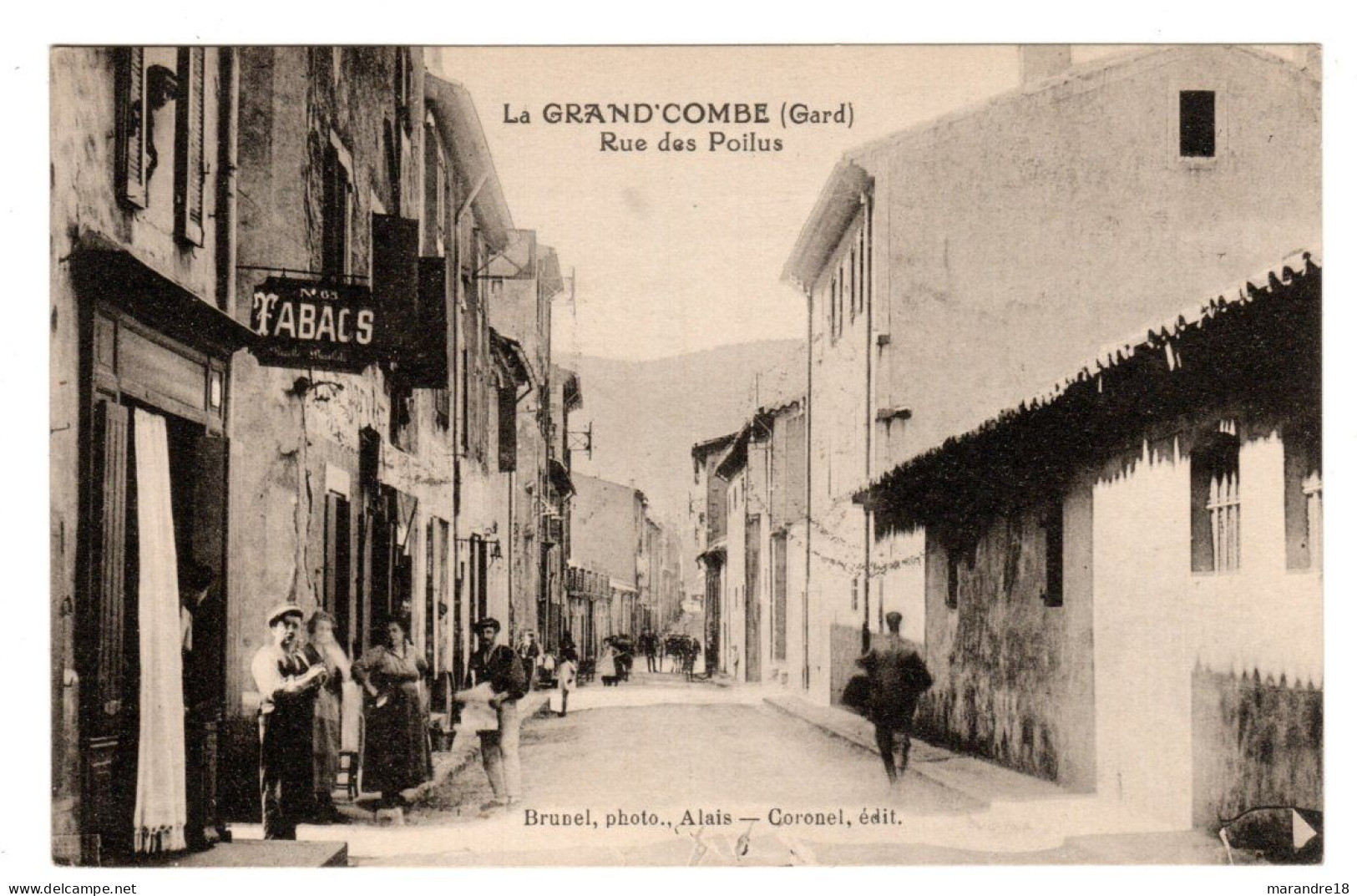 La Grand Combe Rue Des Poilus - La Grand-Combe
