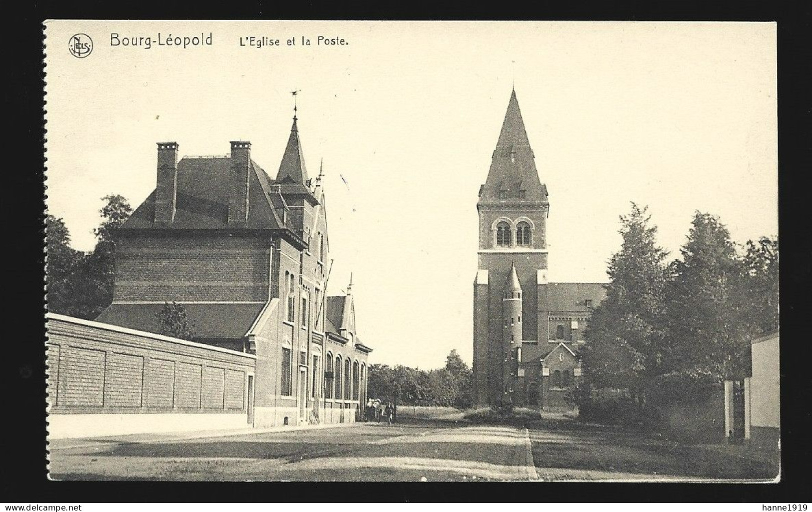 Leopoldsburg L' Eglise Et La Poste Htje - Leopoldsburg