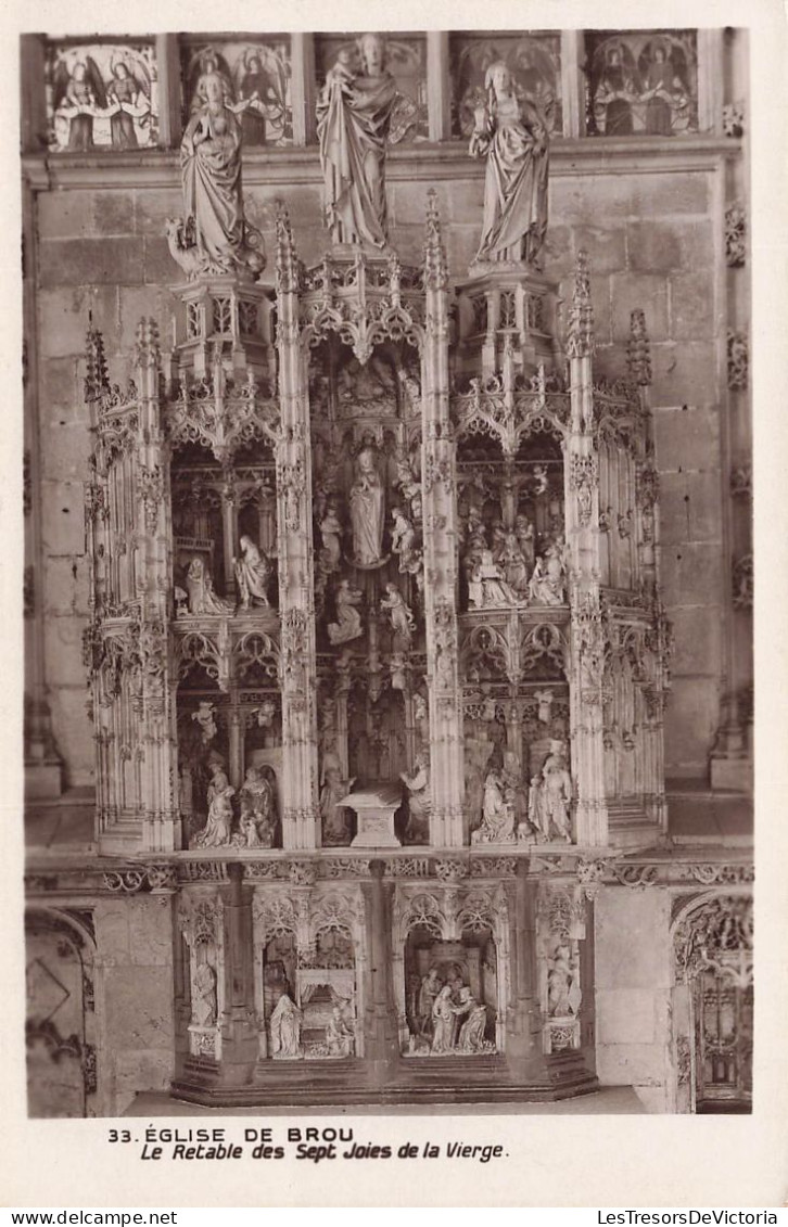 FRANCE - Eglise De Brou - Le Retable Des Sept Joies De La Vierge - Carte Postale Ancienne - Eglise De Brou