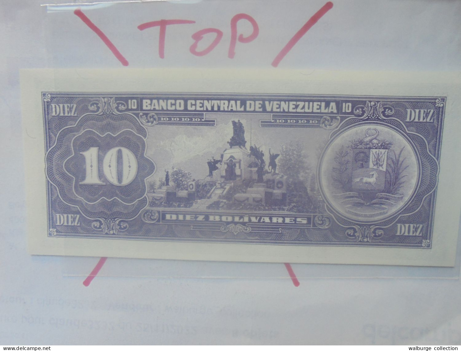 VENEZUELA 10 BOLIVARES 1990 Neuf (B.33) - Venezuela