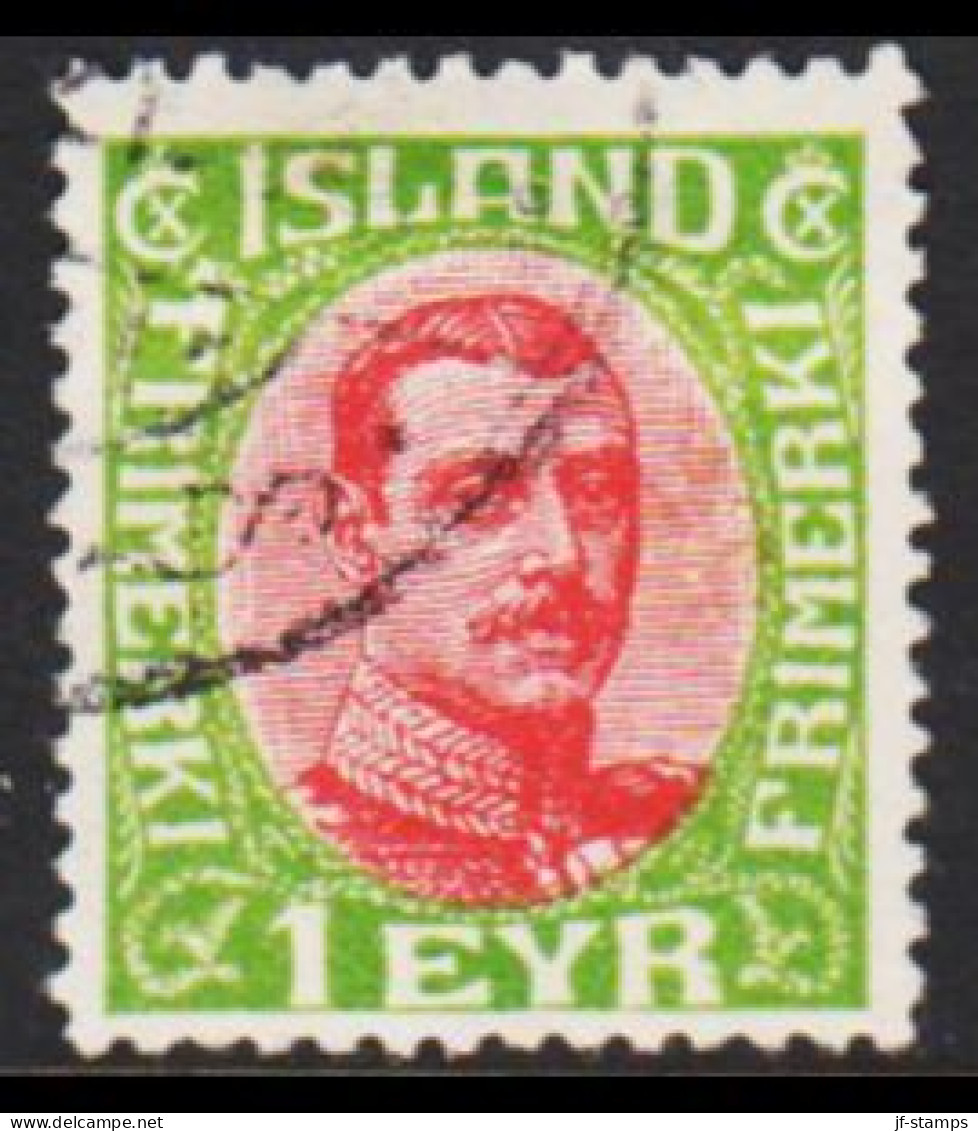 1921. King Christian X. 1 EYR. (Michel 83) - JF543219 - Gebraucht