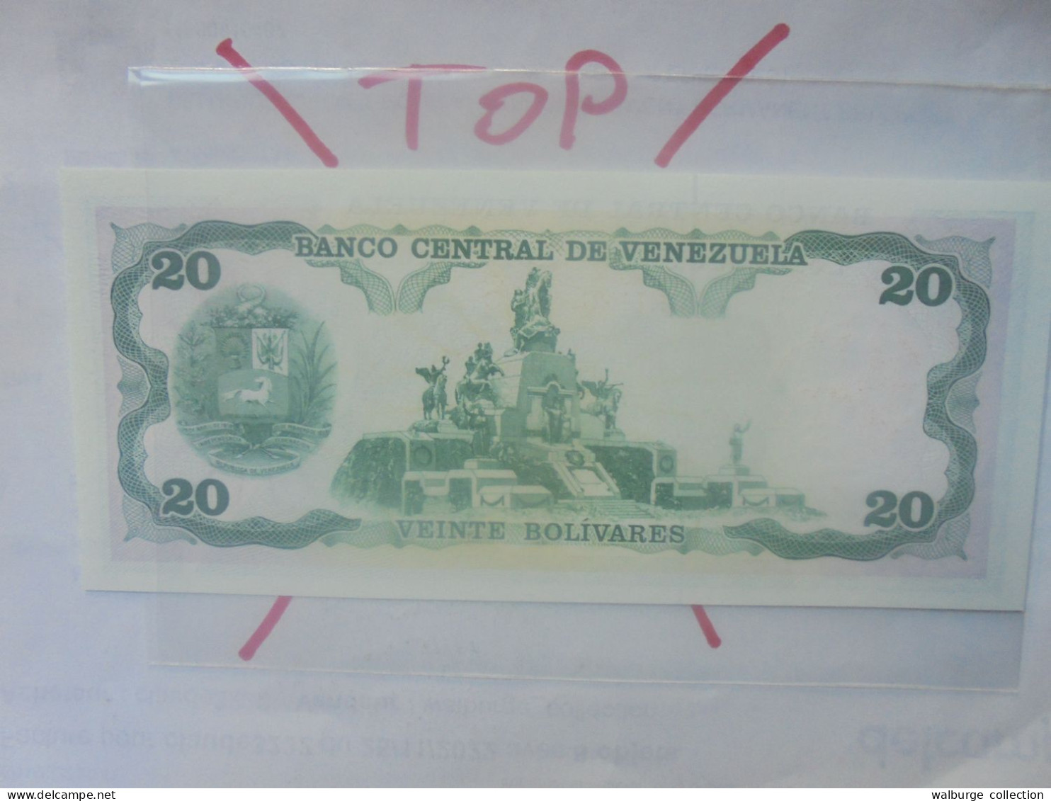 VENEZUELA 20 BOLIVARES 1992 Neuf (B.33) - Venezuela