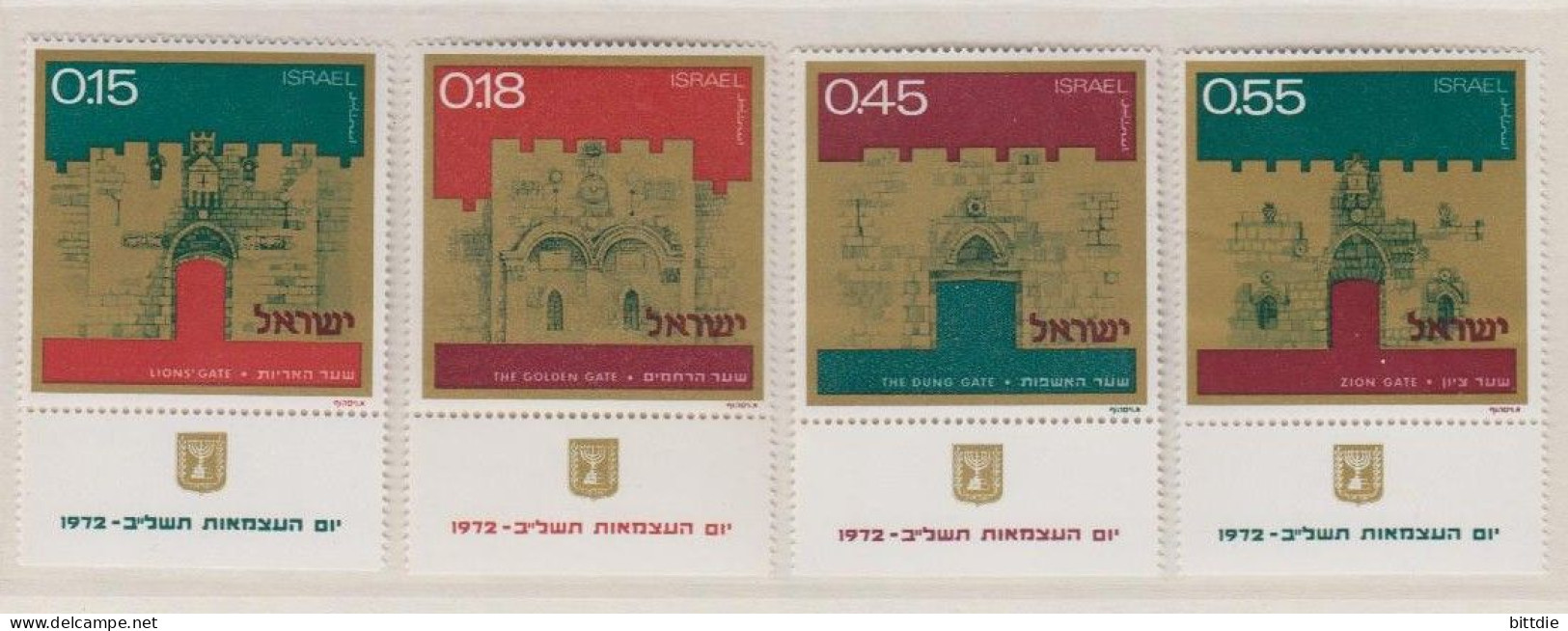 Israel  552/55 , Xx  (9137) - Unused Stamps (with Tabs)