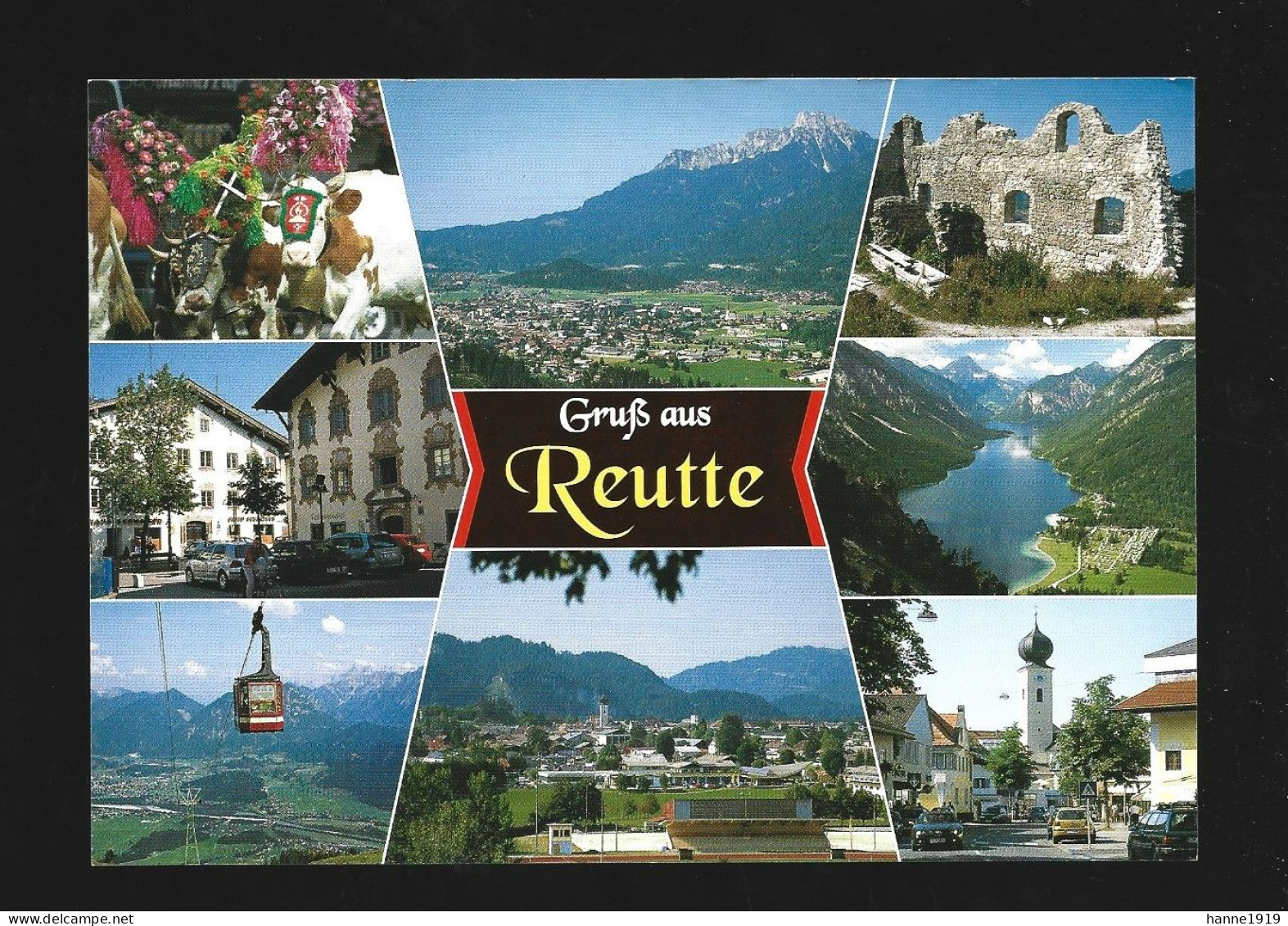 Reutte Multi Vues Photo Carte Tirol Gruss Aus Reute Osterreich Austria Htje - Reutte