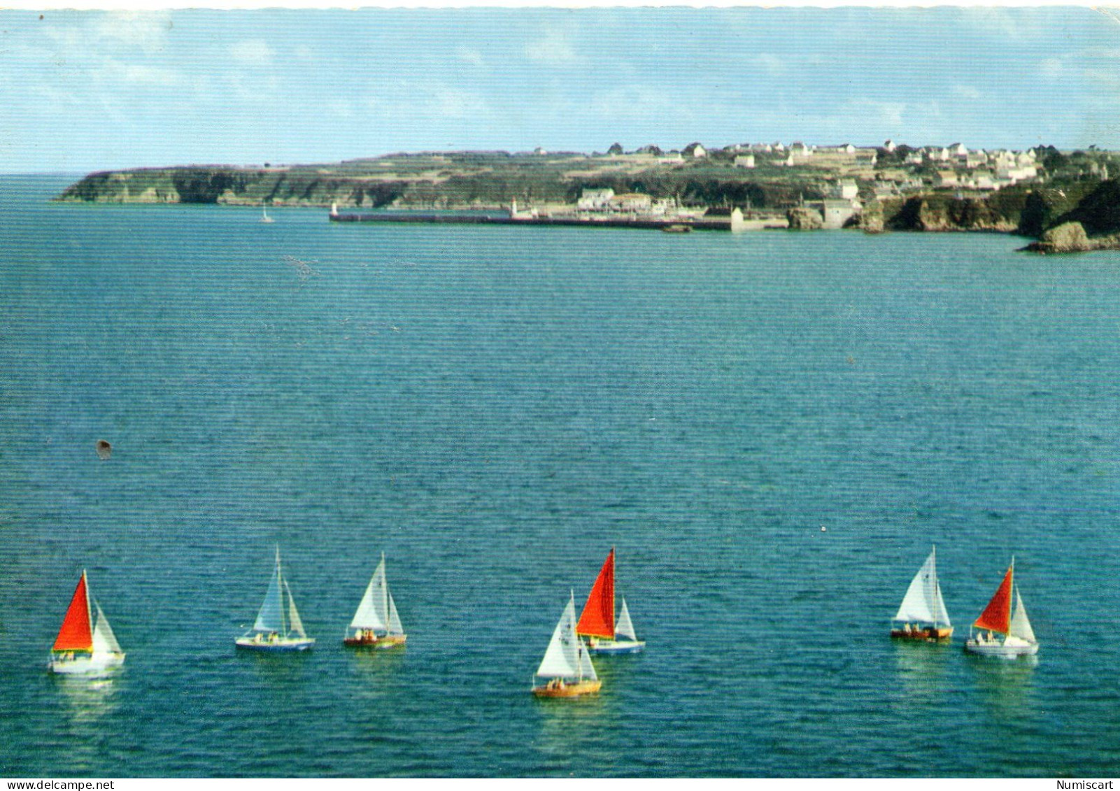 Ile De Groix Vue Aérienne Yachts Port-Tudy Voiliers - Groix