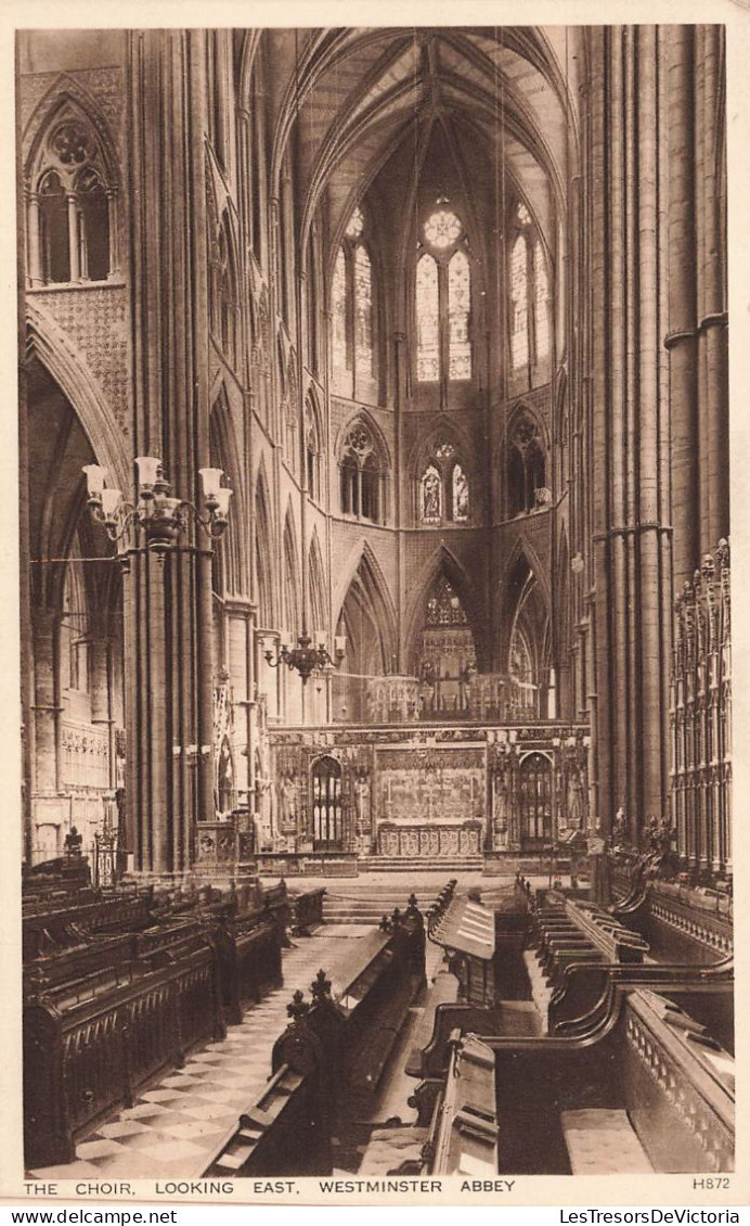 ROYAUME-UNI - Angleterre - London - Westminster Abbey - The Choir - Looking East - Carte Postale Ancienne - Westminster Abbey