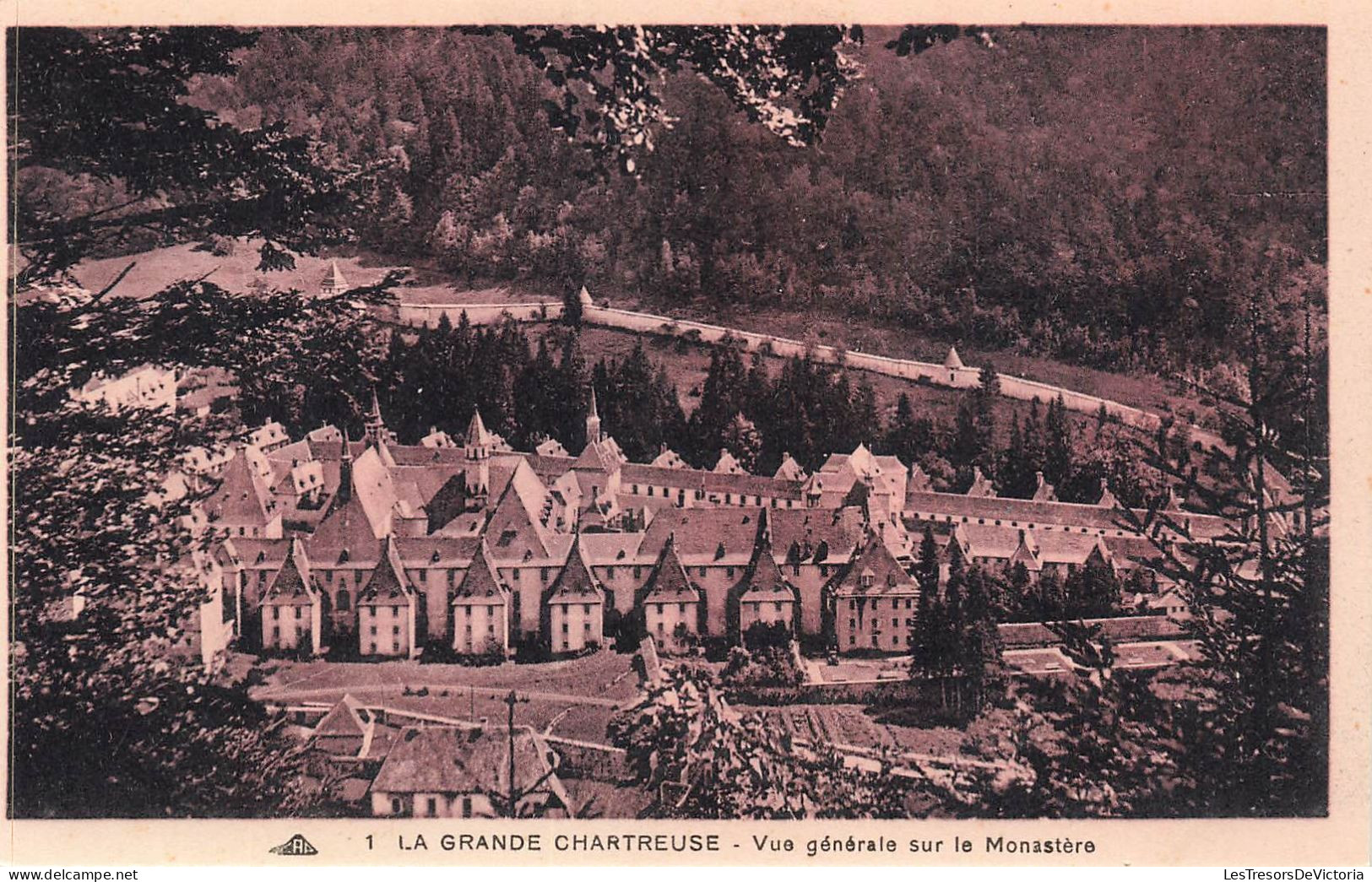 FRANCE - La Grande Chartreuse - Vue Générale Sur La Monastère - Vue De L'extérieur - Carte Postale Ancienne - Other & Unclassified