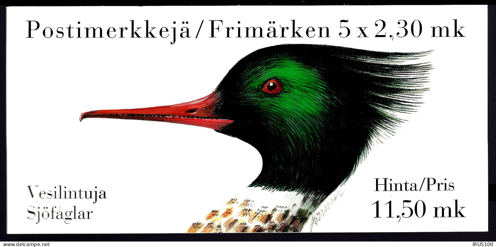 CARNET DE LA FINLANDE OISEAUX DE PLAN D'EAU CANARD...BIRD - Ducks