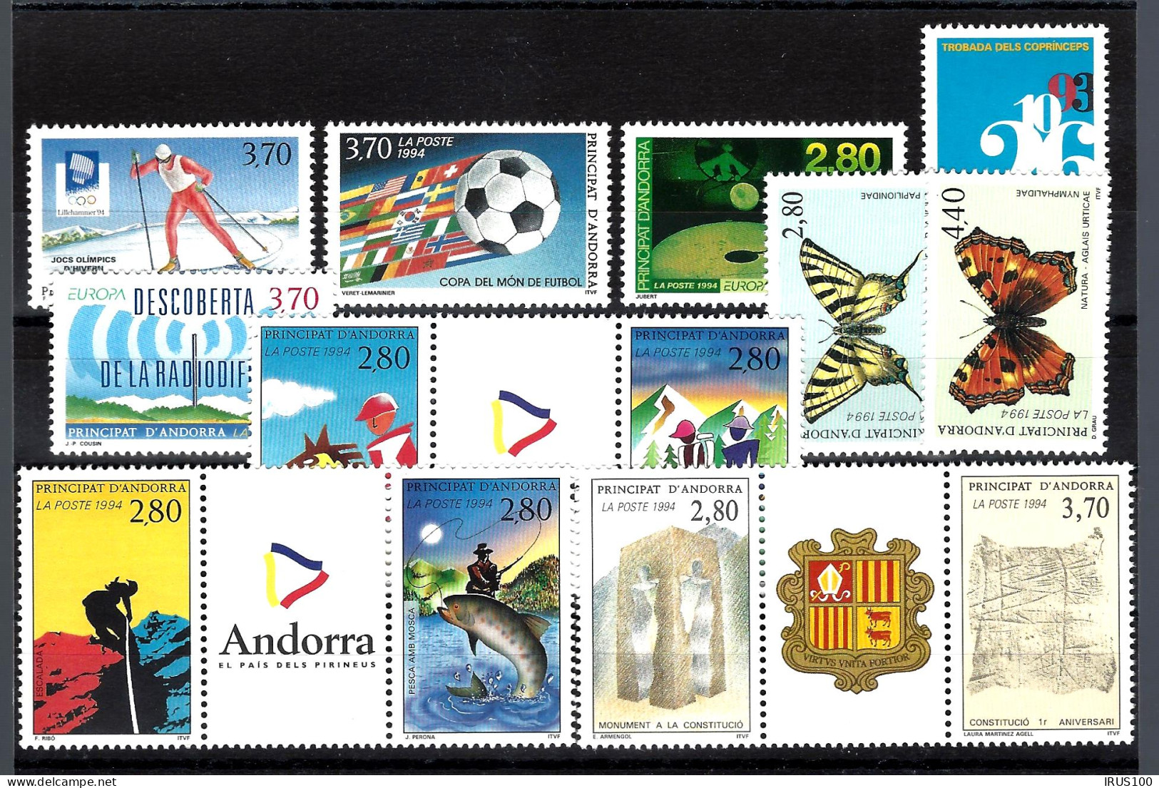 ANDORRE - ANNÉE COMPLÈTE 1994 - MNH **  - Full Years