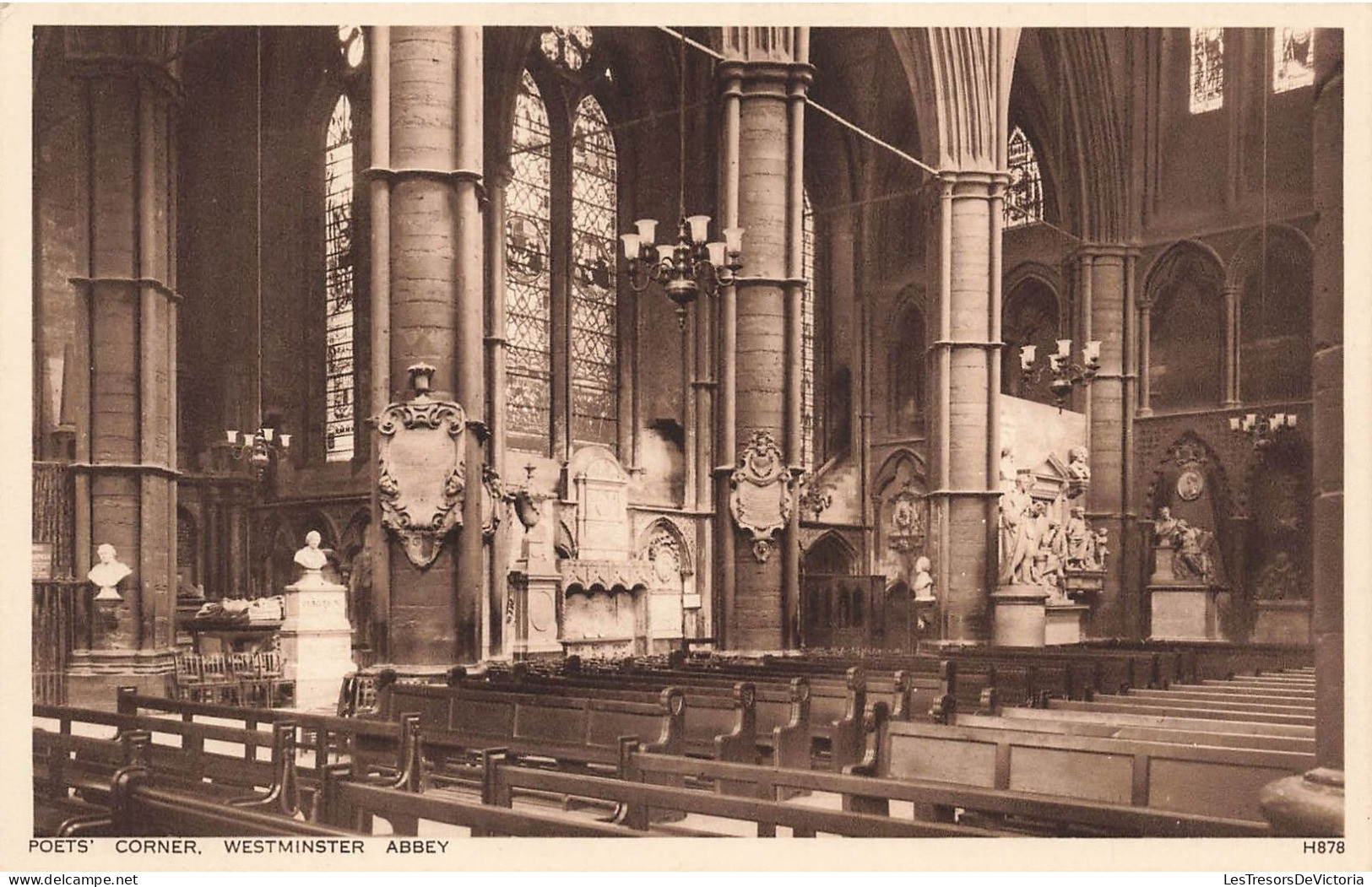 ROYAUME-UNI - Angleterre - London - Westminster Abbey - Poet's Corner - Carte Postale Ancienne - Westminster Abbey