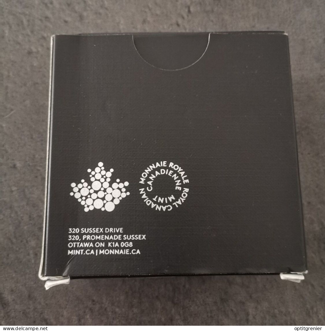 COFFRET 20 DOLLARS ARGENT BE 2018 CHAT DES CAVERNES CANADA / PROOF SILVER