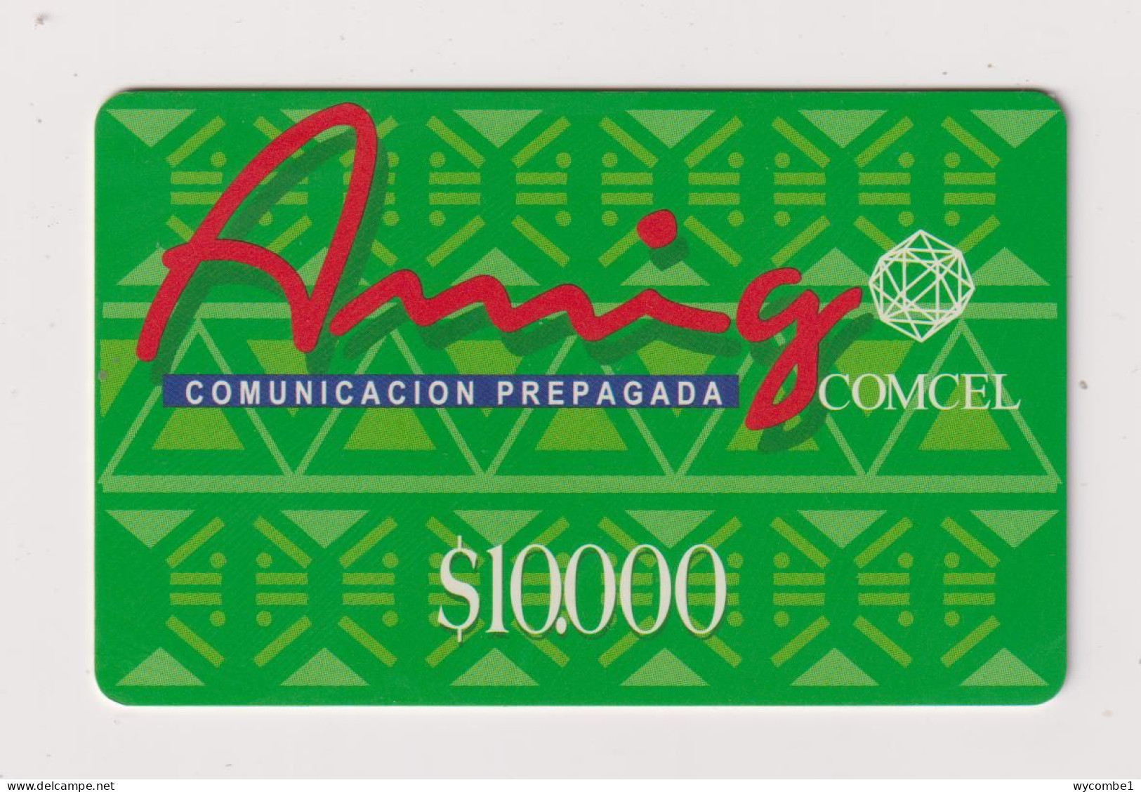 COLOMBIA -  Comcel Amigo Remote  Phonecard - Colombie