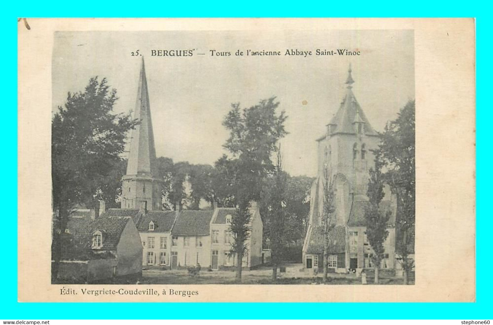 A862 / 053 59 - BERGUES Tours De L'ancienne Abbaye Saint Winoc - Bergues