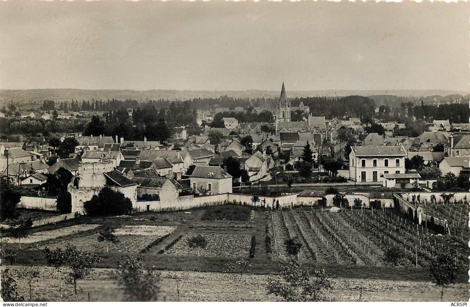 ILE BOUCHARD Vue Generale Prise Du Chateau  (scan Recto-verso) QQ 1102 - L'Île-Bouchard