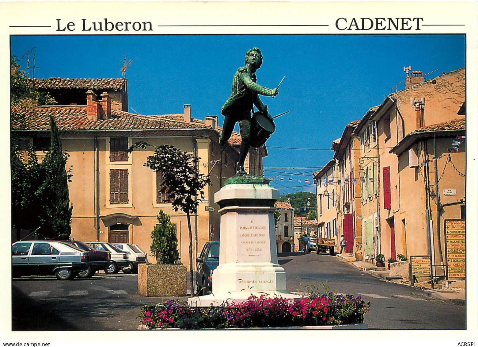 CADENET (84) - Monument Du Tambour D'Arcole     (scan Recto-verso) QQ 1147 - Cadenet