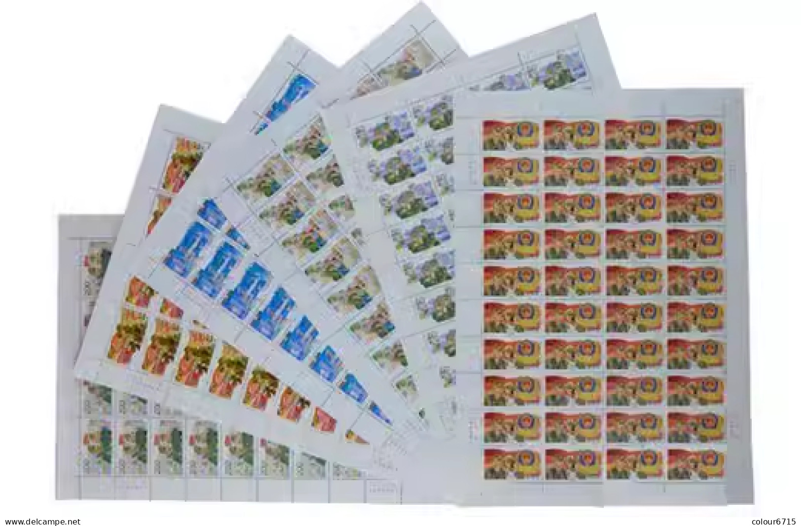 China 1998/1998-4 People's Police Stamp Full Sheet 6v MNH - Hojas Bloque