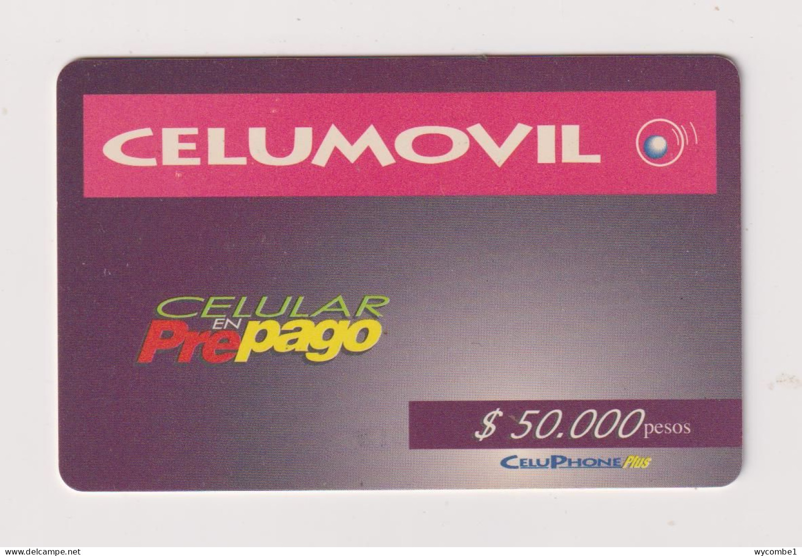 COLOMBIA -  Celumovil  Remote  Phonecard - Colombie