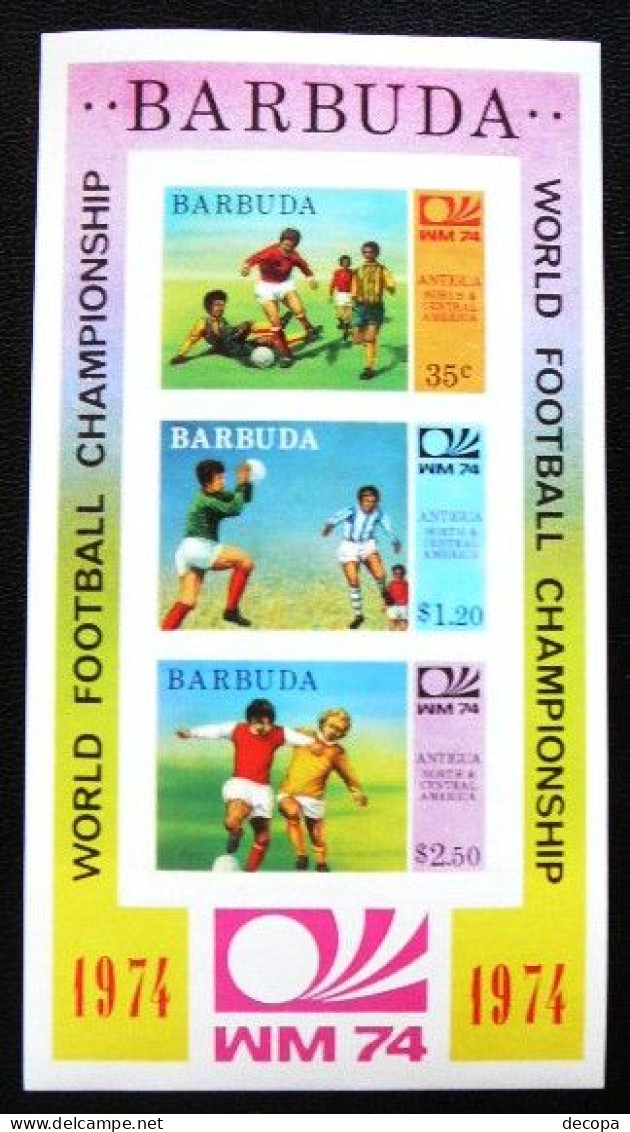 (dcbv-189) Barbuda  Mi BF 8    Yv  BF 8i   Imperf.  MNH - 1974 – Alemania Occidental