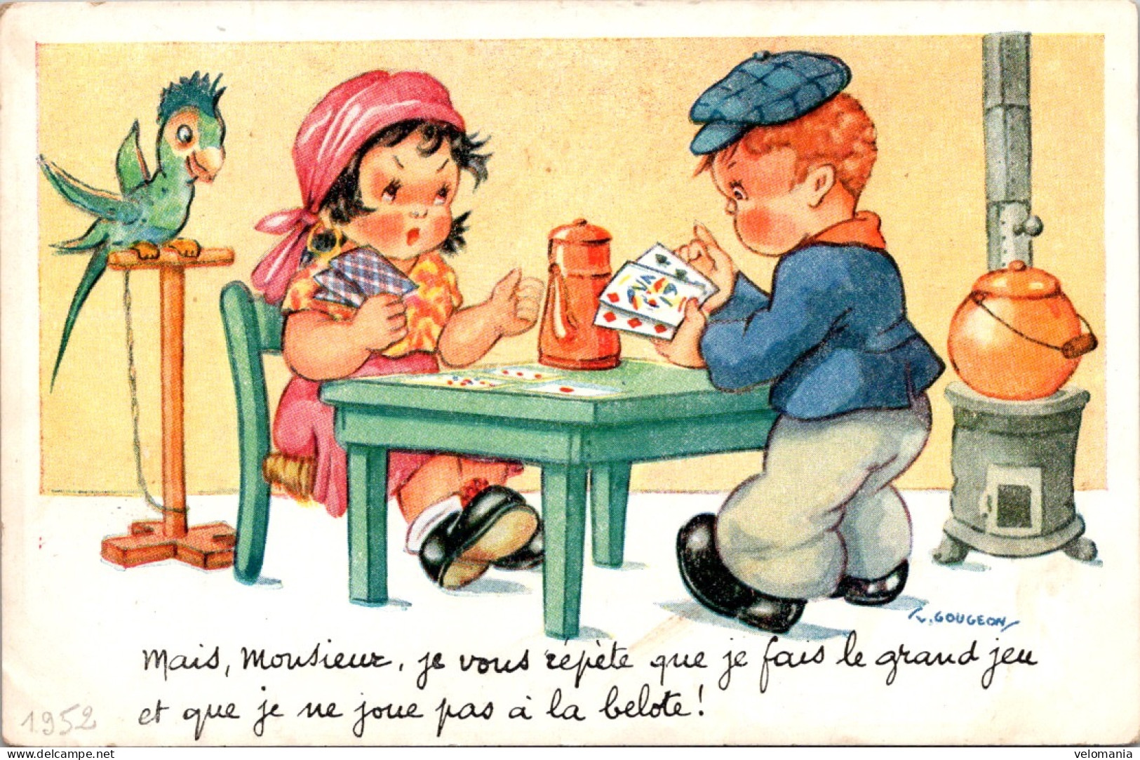 19606 Cpa Illustrateur Gougeon - Fantaisie - Humour - Gougeon