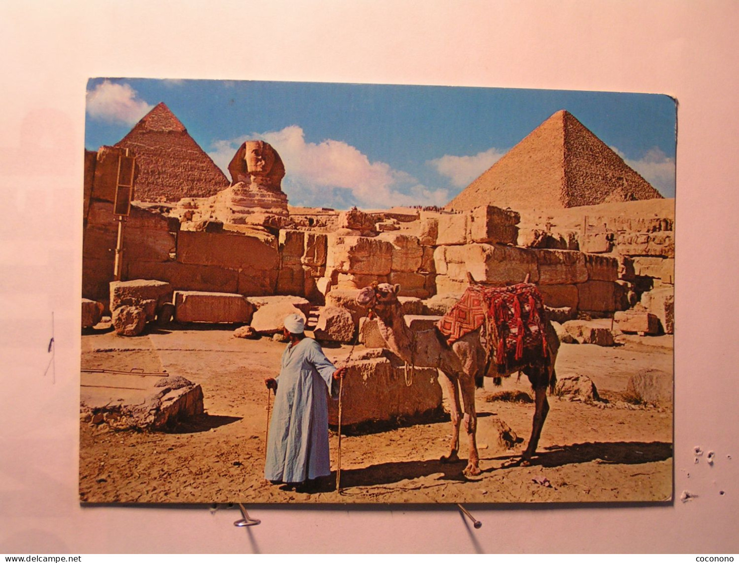 Giza - The Great Sphinx And Keops Pyramid - Gizeh