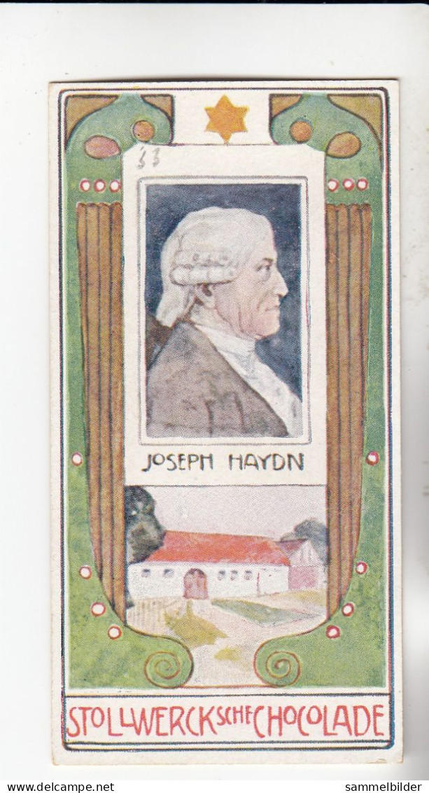 Stollwerck Album No 2 Deutsche Komponisten Joseph Haydn      Gruppe 33 #4 Von 1898 - Stollwerck