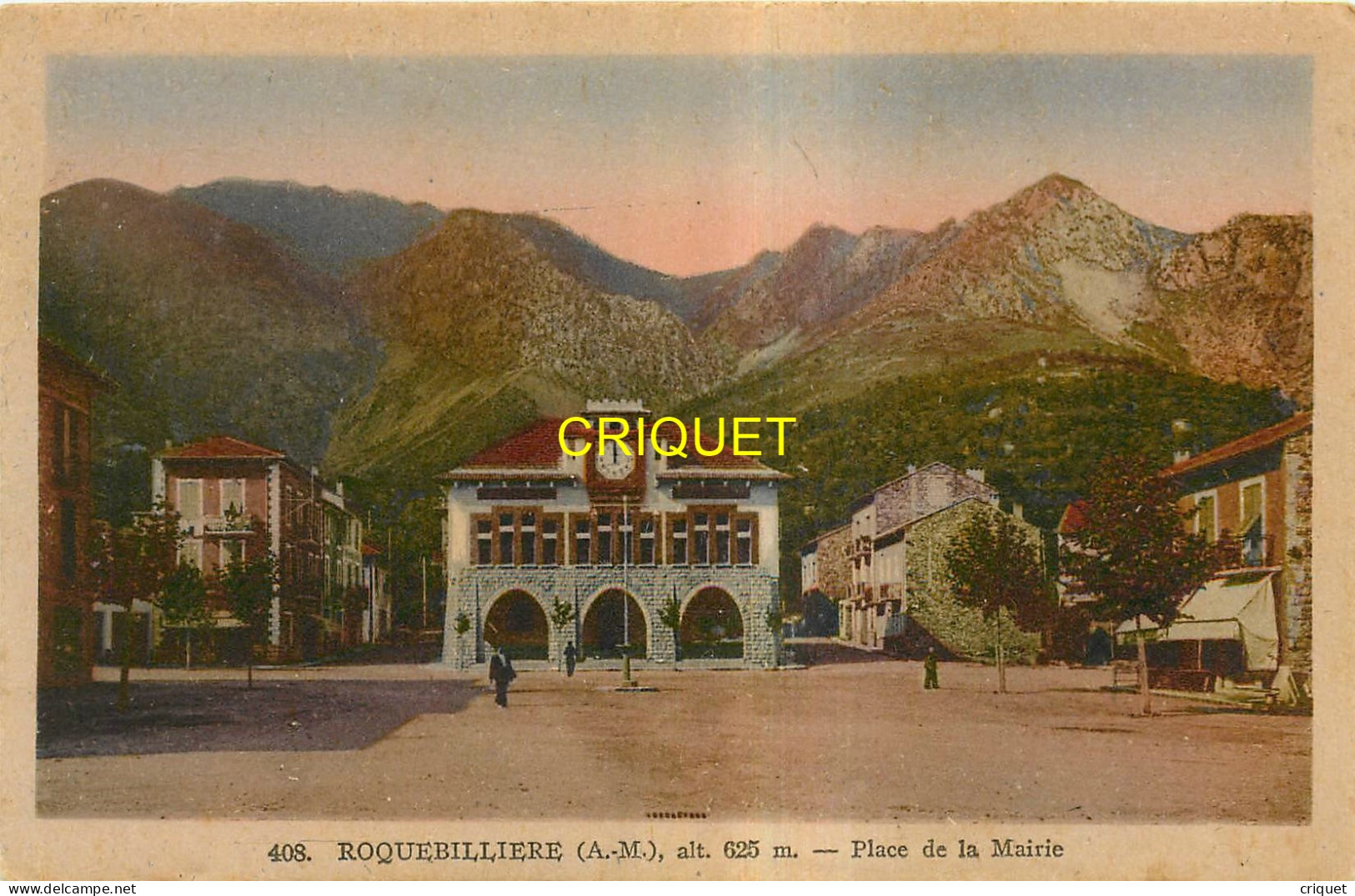 06 Roquebillière, Place De La Mairie - Roquebilliere