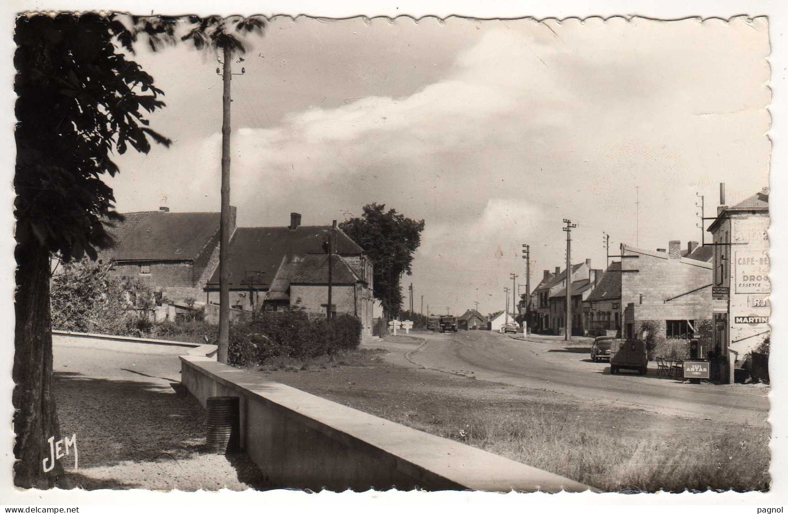 59 :  Cerfontaine : La Route Nationale ( Cpsm - P.F. ) - Sonstige & Ohne Zuordnung