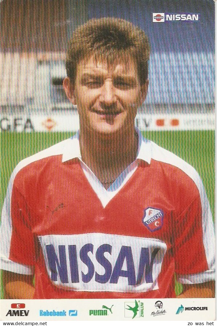 Kevin Young, FC Utrecht Seizoen '87-'88 - Trading Cards