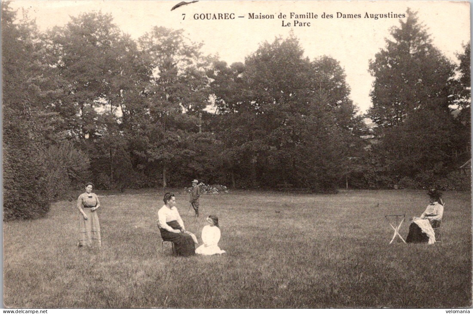 19619 Cpa 22 Gouarec - Maison De Famille Des Dames Augustines - Le Parc - Gouarec