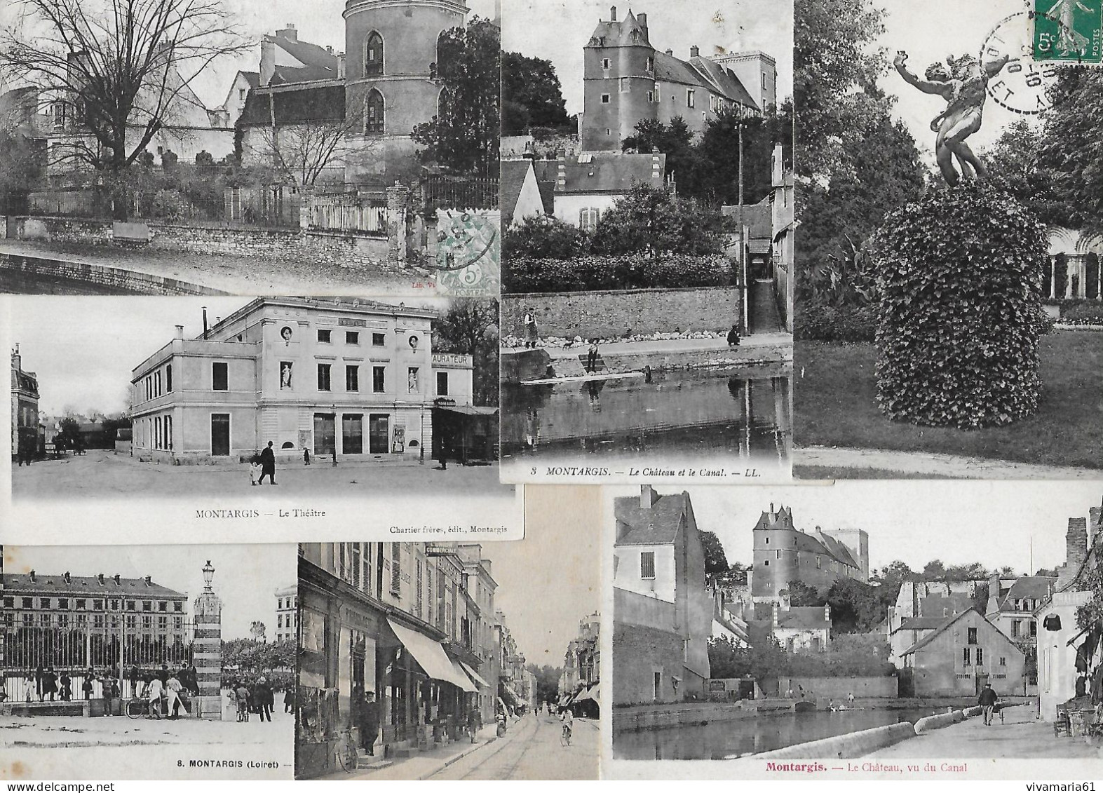 Lot De 16  Cartes Postales Anciennes Sur La Ville De Montargis Dans Le Dept 45 - 5 - 99 Postkaarten