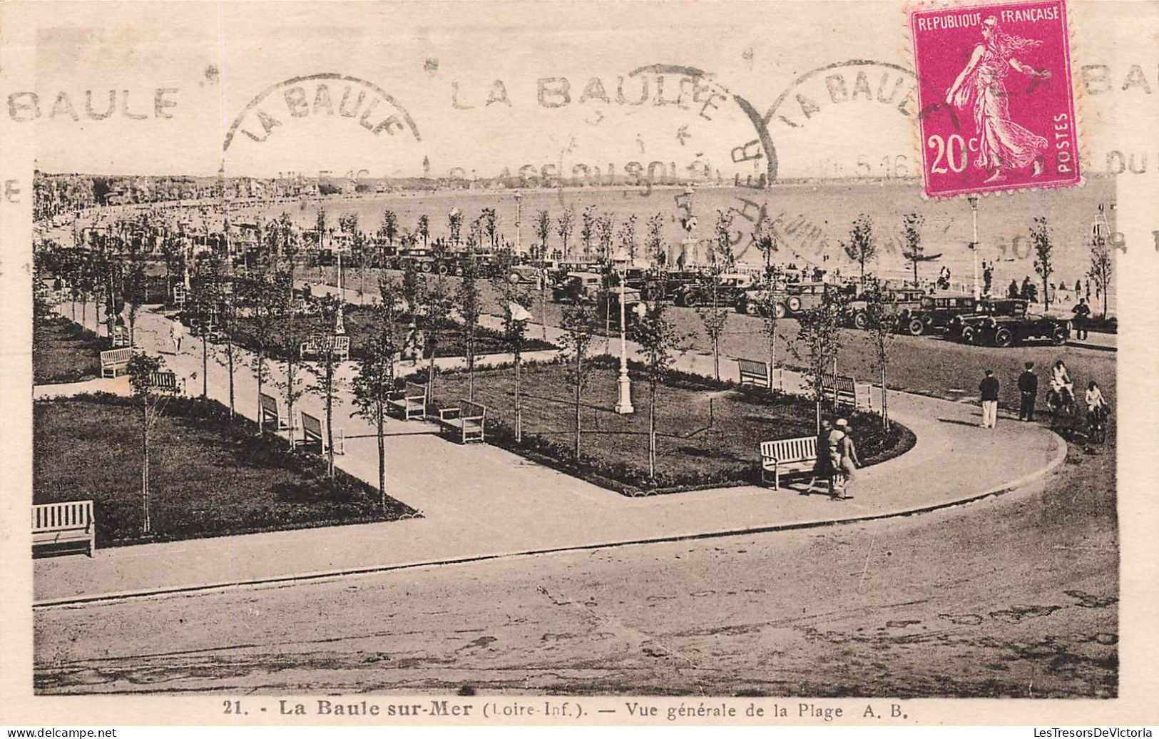 FRANCE - La Baule Sur Mer ( Loire Inf) - Vue Générale De La Plage A B - Carte Postale Ancienne - Saint Nazaire