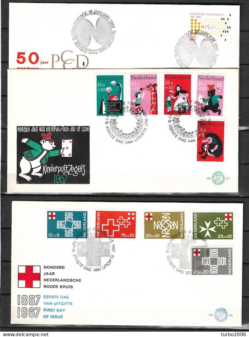 1966-1968 11 Verschillende Blanco Eerstedagenveloppen Tussen E 81 - 93 Slechts 10 % CW !! - FDC