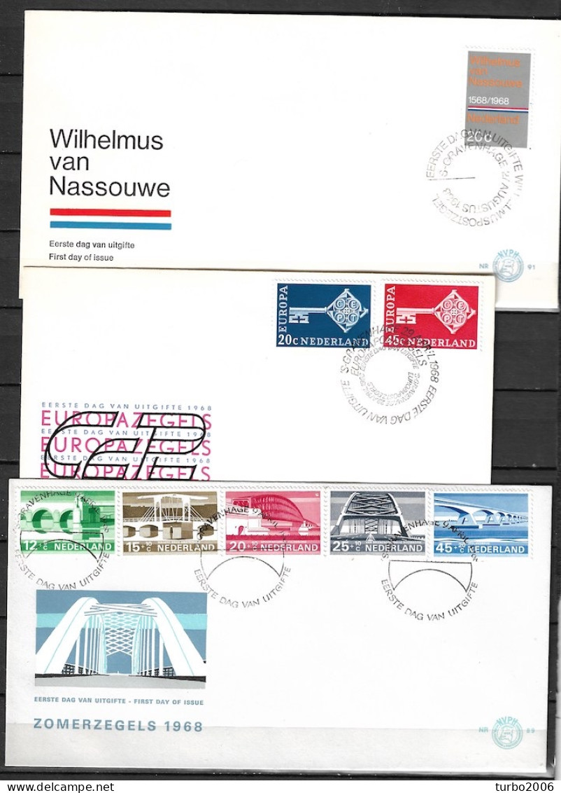 1966-1968 11 Verschillende Blanco Eerstedagenveloppen Tussen E 81 - 93 Slechts 10 % CW !! - FDC