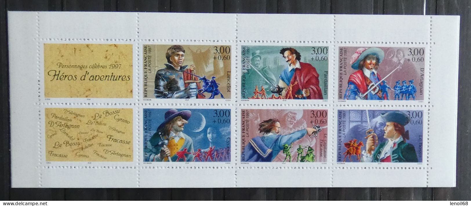 Carnet De Timbres Personnages Célèbres 1997 N° BC3121 Héros D'aventures Neuf Non Plié - Personajes