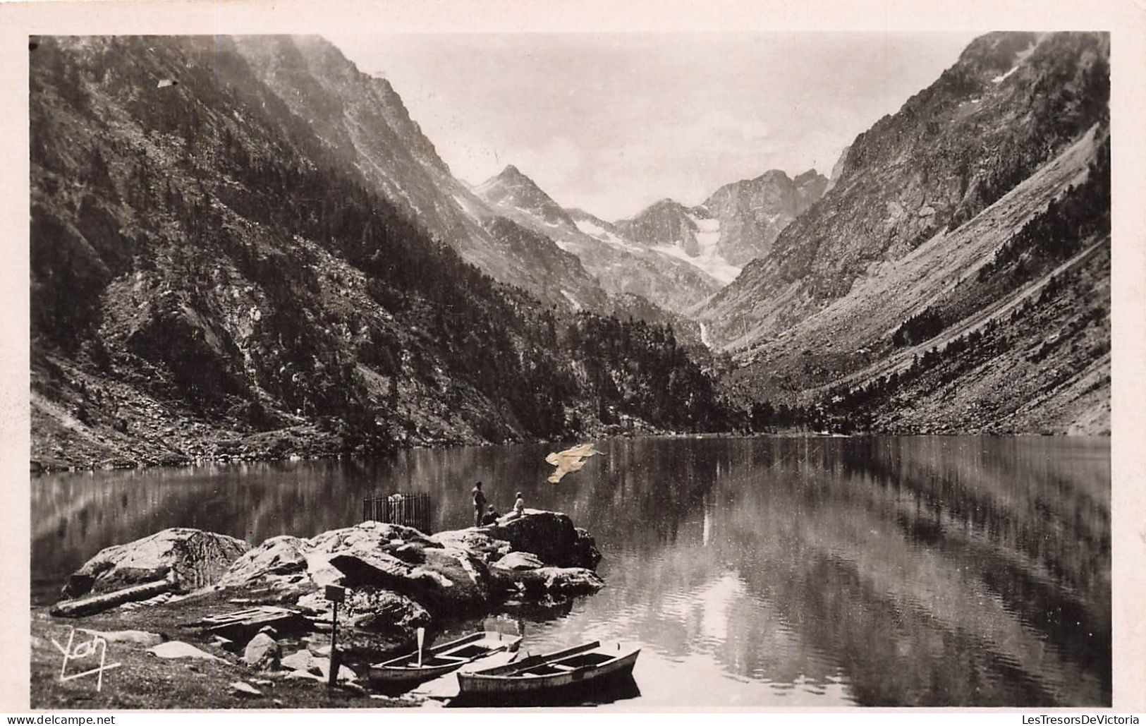 FRANCE - 134 Bia Cauterets - Le Lac Du Gaube (alt 1800m) - Vue Générale D'un Lac - Carte Postale Ancienne - Cauterets