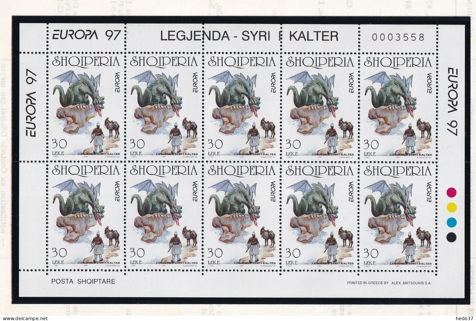 Europa 1997 - Albanie N°2384/2385 - Neuf ** Sans Charnière - TB - 1997