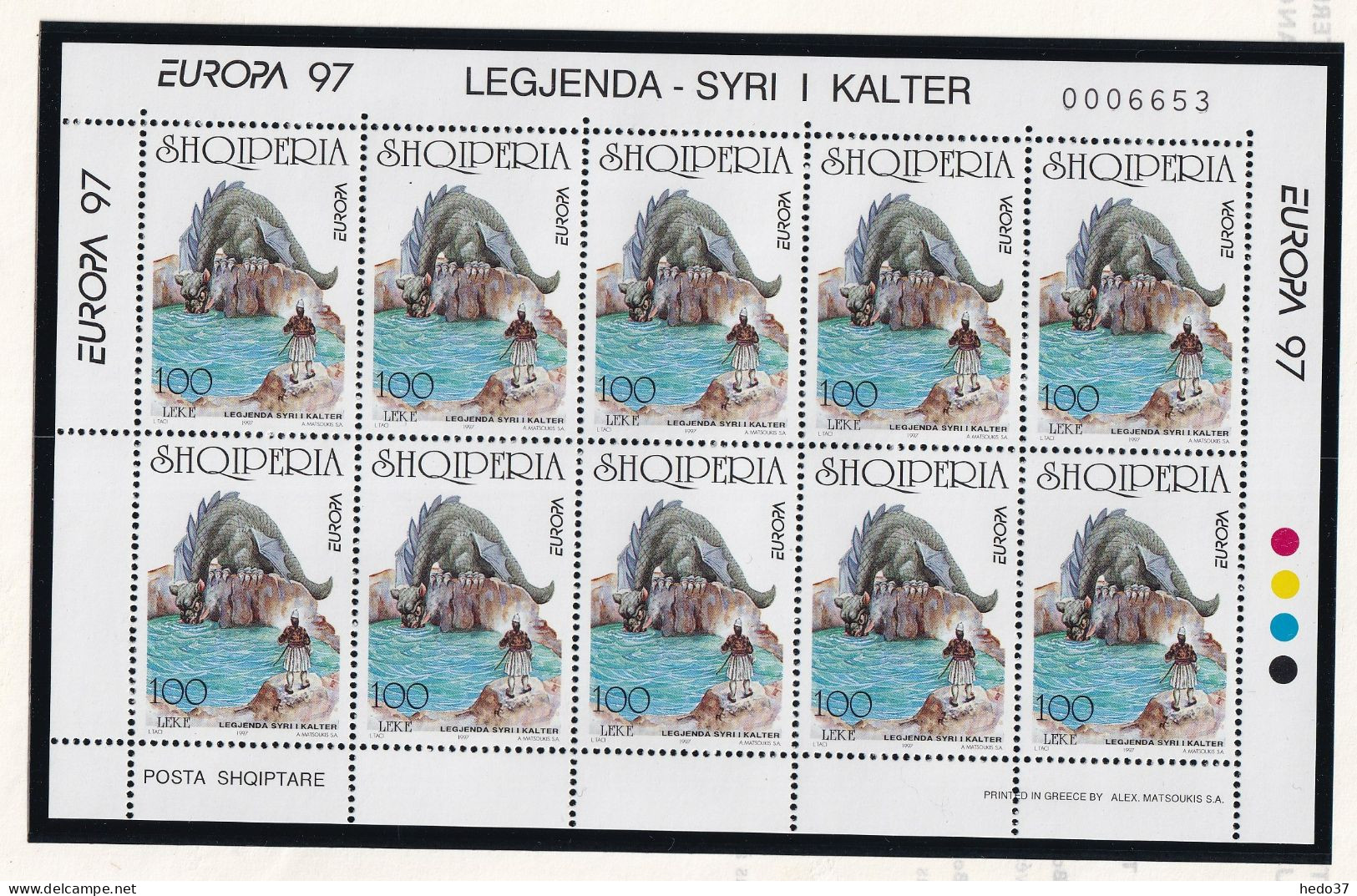 Europa 1997 - Albanie N°2384/2385 - Neuf ** Sans Charnière - TB - 1997