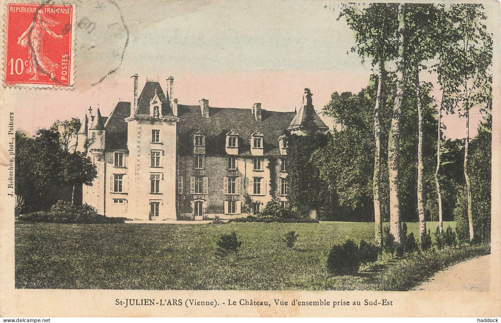 SAINT JULIEN L'ARS : LE CHATEAU - Saint Julien L'Ars