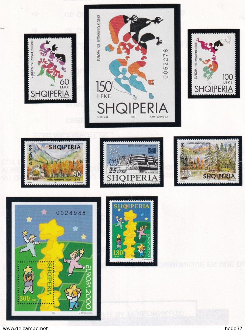 Europa 1998/2000 - Albanie - Neuf ** Sans Charnière - TB - 1998