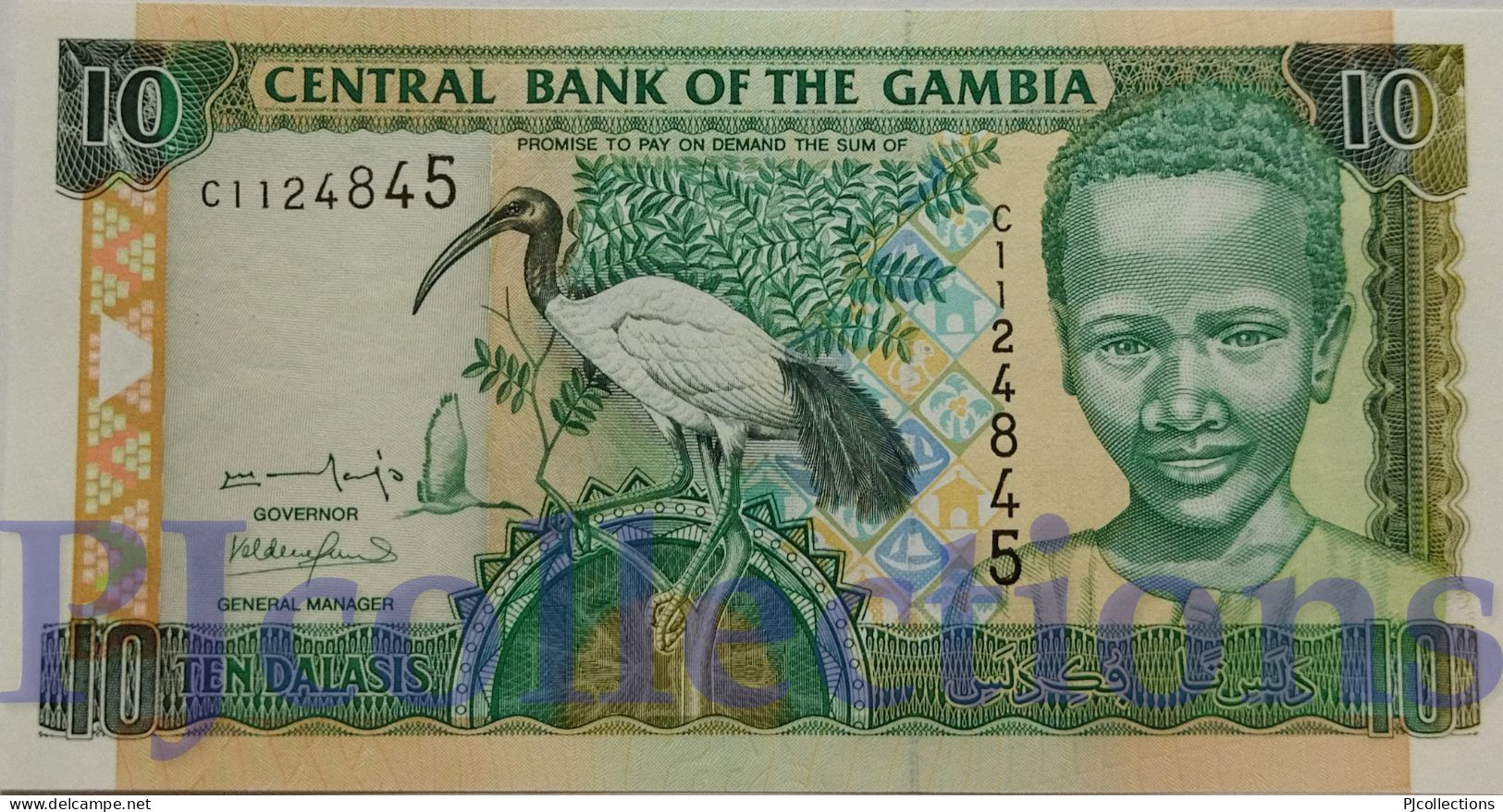GAMBIA 10 DALASIS 2001 PICK 21a UNC - Gambia