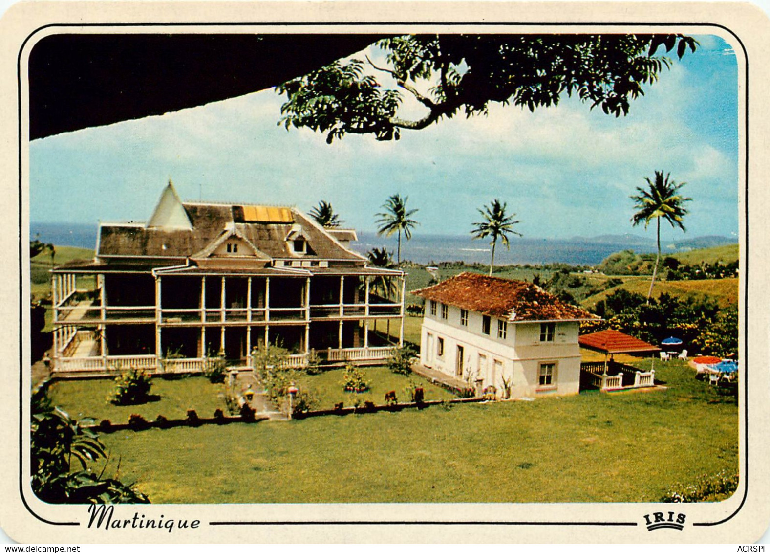 Martinique  TRINITE   Hotel Saint Aubin (scan Recto-verso) Ref 1013 - La Trinite