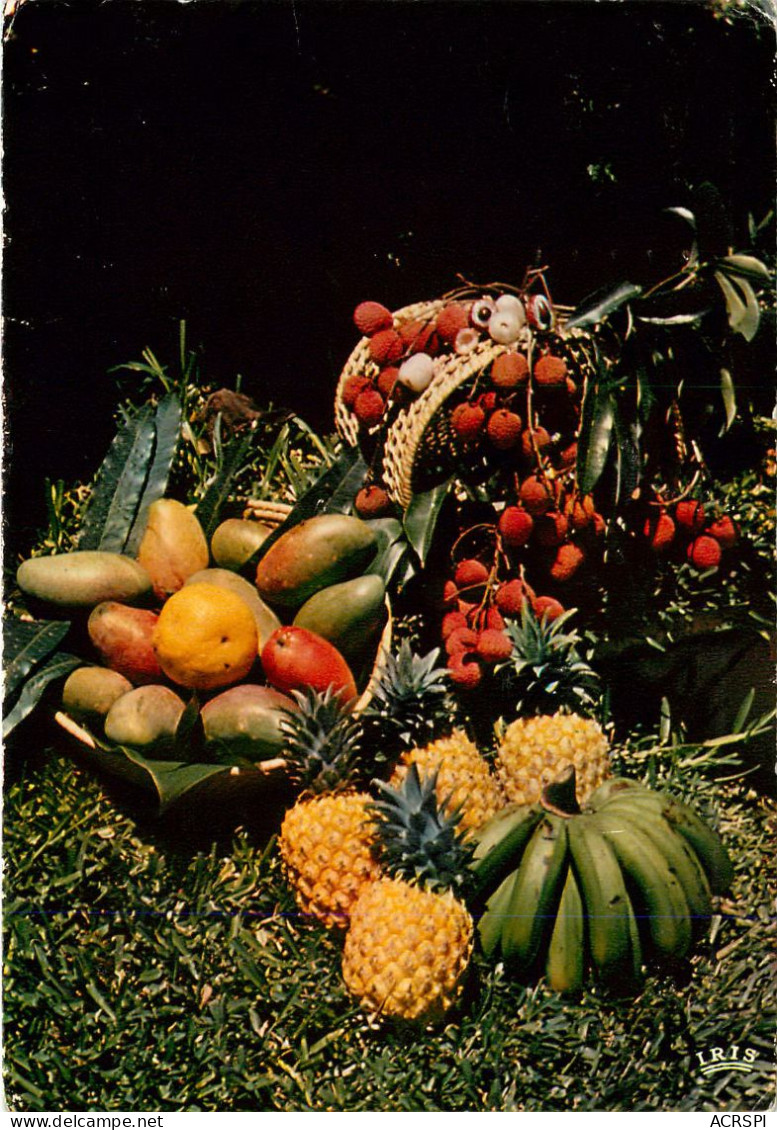 MARTINIQUE  Corbeille De Fruits Antillais  (scan Recto-verso) Ref 1009 - Le Marin