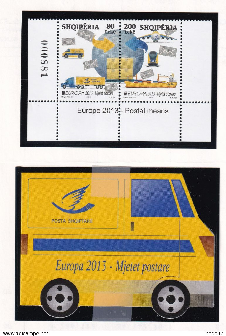 Europa 2013 - Albanie N°3108/3109 & Carnet - Neuf ** Sans Charnière - TB - 2013