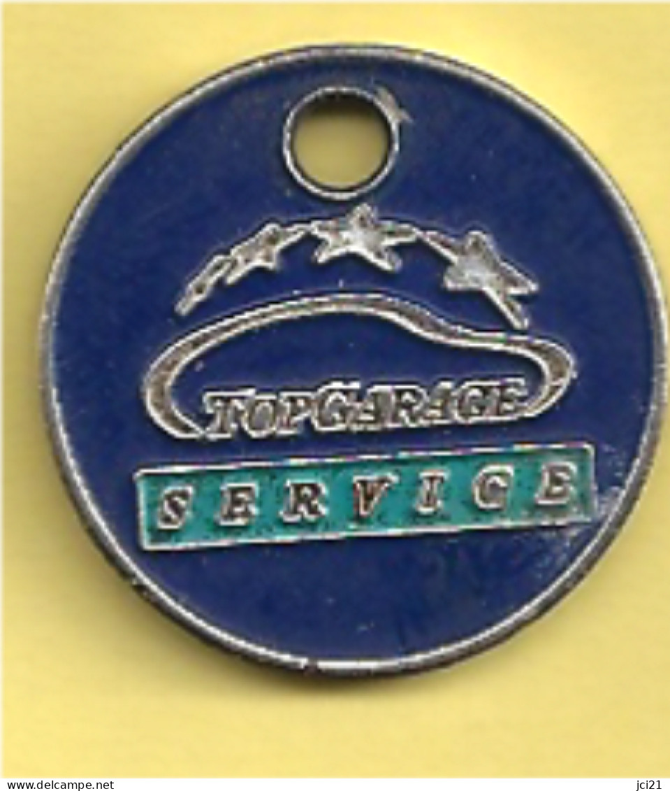 Jeton De Caddie  " TOP GARAGE SERVICE " [C]_j175 - Moneda Carro