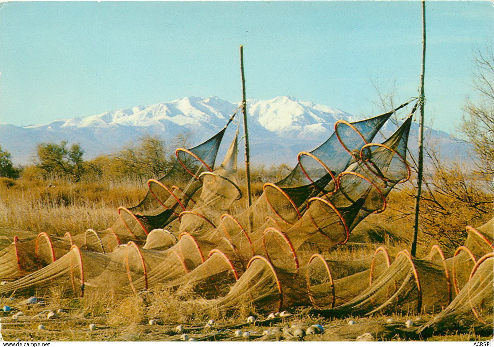 ROUSSILLON, Nasses De Pêcheurs De L'étang (scan Recto-verso) Ref 1040 - Roussillon